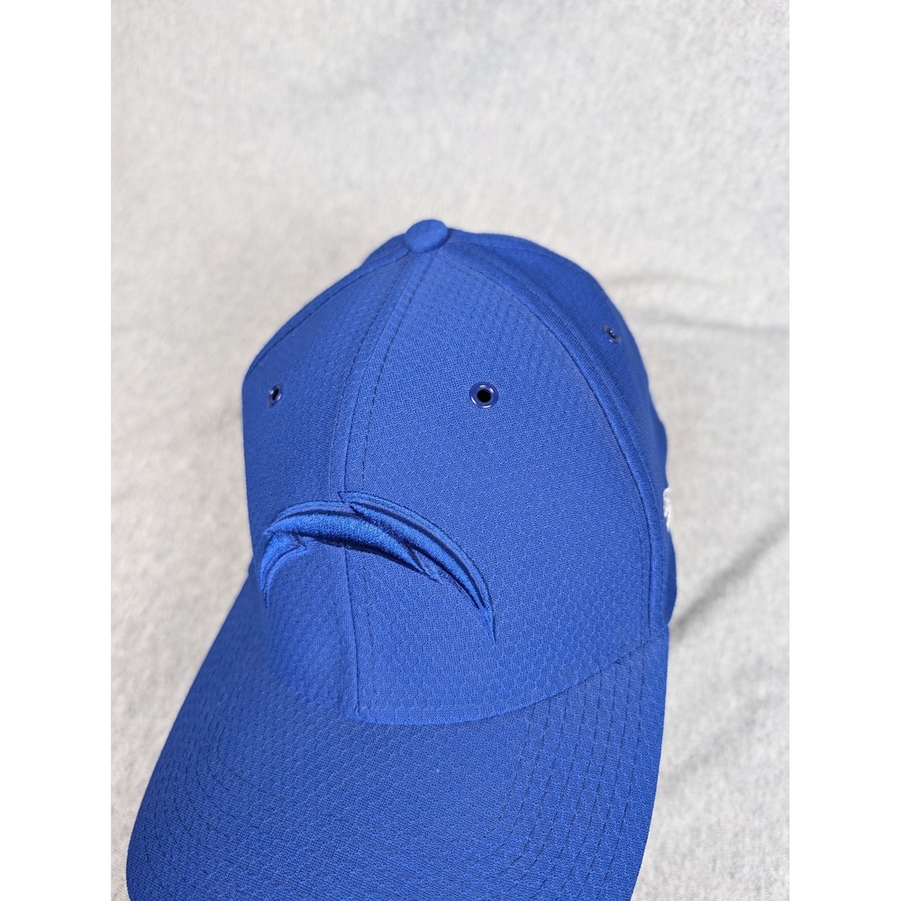 New Era 39THIRTY Los Angeles Chargers Hat Royal Blue Stretch Fit Medium Large - Picture 2 of 7